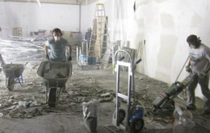 flooring removal and grinding